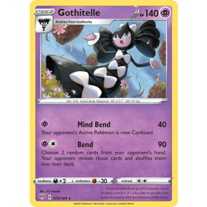 Gothitelle 75/189 Pokemon TCG Sword & Shield Darkness Ablaze