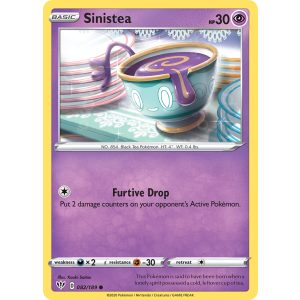 Sinistea 82/189 Pokemon TCG Sword & Shield Darkness Ablaze