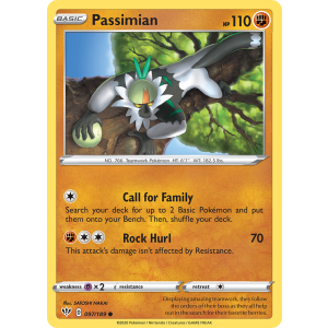 Passimian 97/189 Pokemon TCG Sword & Shield Darkness Ablaze