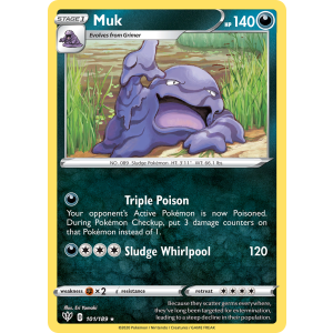 Muk 101/189 Pokemon TCG Sword & Shield Darkness Ablaze