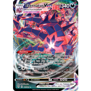 Rare Holo VMAX Eternatus VMAX 117/189 Pokemon TCG Sword & Shield Darkness Ablaze