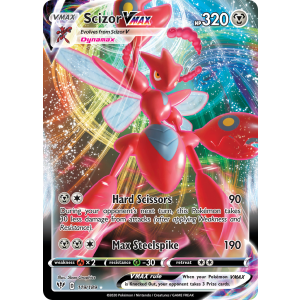 Rare Holo VMAX Scizor VMAX 119/189 Pokemon TCG Sword & Shield Darkness Ablaze