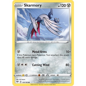 Skarmory 120/189 Pokemon TCG Sword & Shield Darkness Ablaze