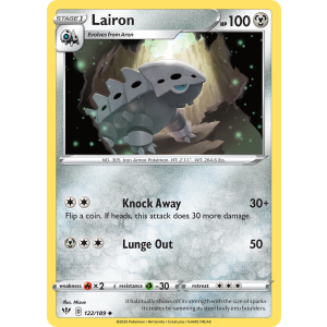 Lairon 122/189 Pokemon TCG Sword & Shield Darkness Ablaze