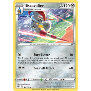 Escavalier 124/189 Pokemon TCG Sword & Shield Darkness Ablaze