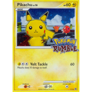  Pikachu 7/16 Pokemon TCG Other Pokémon Rumble