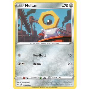 Meltan 129/189 Pokemon TCG Sword & Shield Darkness Ablaze