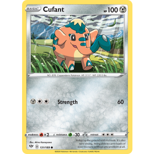 Cufant 131/189 Pokemon TCG Sword & Shield Darkness Ablaze