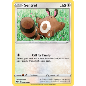 Sentret 135/189 Pokemon TCG Sword & Shield Darkness Ablaze