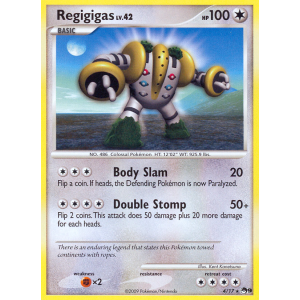 Regigigas 4/17 Pokemon TCG POP POP Series 9