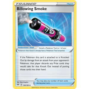 Billowing Smoke 158/189 Pokemon TCG Sword & Shield Darkness Ablaze