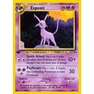 Espeon 20/75 Pokemon TCG Neo Neo Discovery