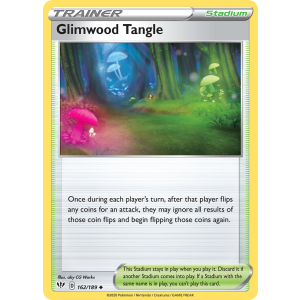 Glimwood Tangle 162/189 Pokemon TCG Sword & Shield Darkness Ablaze