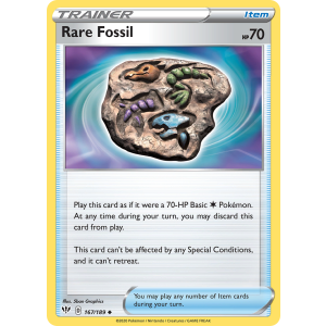 Rare Fossil 167/189 Pokemon TCG Sword & Shield Darkness Ablaze