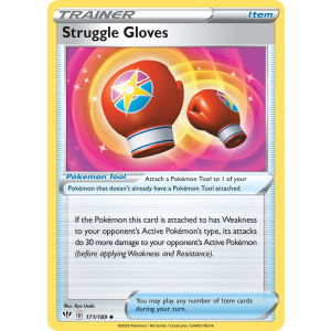 Struggle Gloves 171/189 Pokemon TCG Sword & Shield Darkness Ablaze