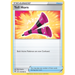 Yell Horn 173/189 Pokemon TCG Sword & Shield Darkness Ablaze