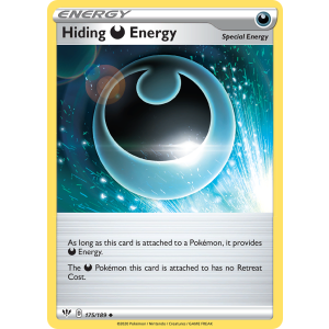 Hiding Darkness Energy 175/189 Pokemon TCG Sword & Shield Darkness Ablaze