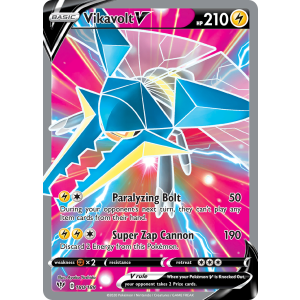 Rare Ultra Vikavolt V 180/189 Pokemon TCG Sword & Shield Darkness Ablaze