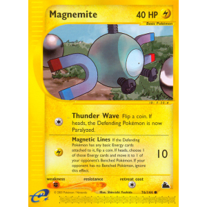 Magnemite 76/144 Pokemon TCG E-Card Skyridge