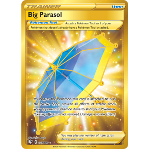 Rare Secret Big Parasol 199/189 Pokemon TCG Sword & Shield Darkness Ablaze