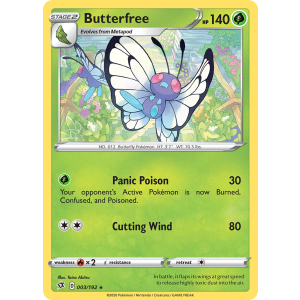 Butterfree 3/192 Pokemon TCG Sword & Shield Rebel Clash