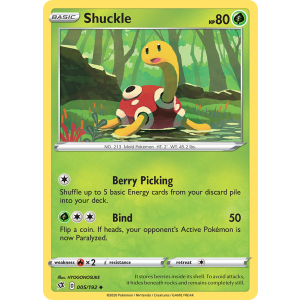 Shuckle 5/192 Pokemon TCG Sword & Shield Rebel Clash