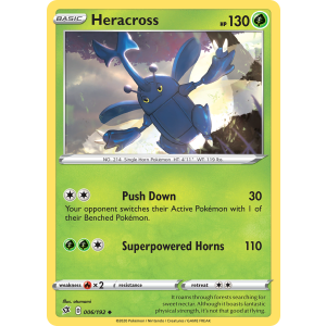 Heracross 6/192 Pokemon TCG Sword & Shield Rebel Clash