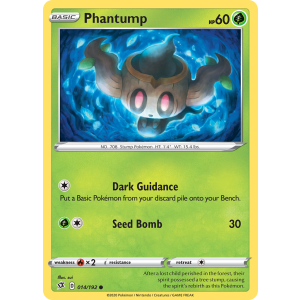 Phantump 14/192 Pokemon TCG Sword & Shield Rebel Clash