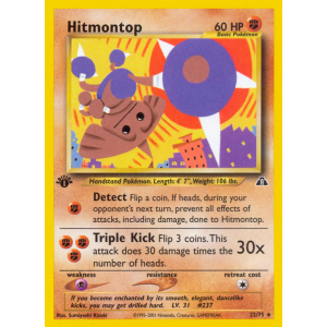 Hitmontop 22/75 Pokemon TCG Neo Neo Discovery