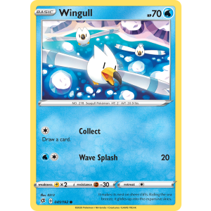 Wingull 41/192 Pokemon TCG Sword & Shield Rebel Clash