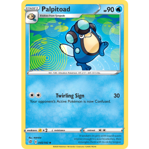 Palpitoad 45/192 Pokemon TCG Sword & Shield Rebel Clash