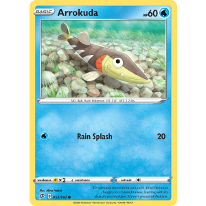 Arrokuda 52/192 Pokemon TCG Sword & Shield Rebel Clash