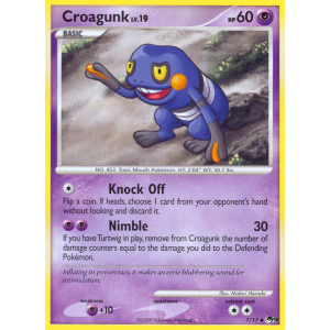 Croagunk 7/17 Pokemon TCG POP POP Series 9