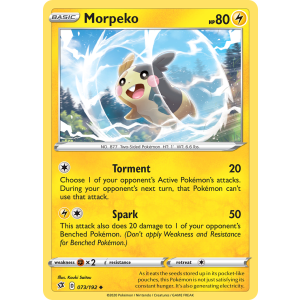 Morpeko 73/192 Pokemon TCG Sword & Shield Rebel Clash