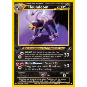 Houndoom 23/75 Pokemon TCG Neo Neo Discovery