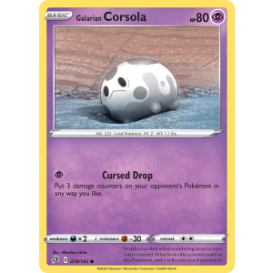 Galarian Corsola 78/192 Pokemon TCG Sword & Shield Rebel Clash