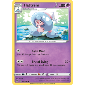 Hattrem 84/192 Pokemon TCG Sword & Shield Rebel Clash