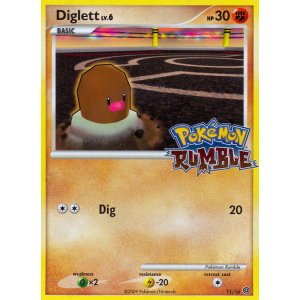  Diglett 11/16 Pokemon TCG Other Pokémon Rumble