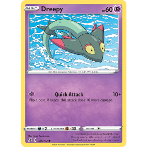 Dreepy 89/192 Pokemon TCG Sword & Shield Rebel Clash