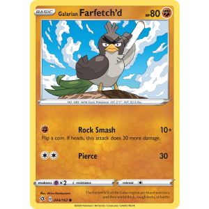 Galarian Farfetch'd 94/192 Pokemon TCG Sword & Shield Rebel Clash