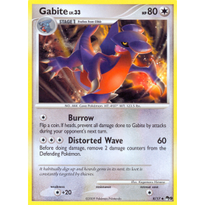 Gabite 8/17 Pokemon TCG POP POP Series 9