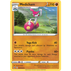 Medicham 98/192 Pokemon TCG Sword & Shield Rebel Clash