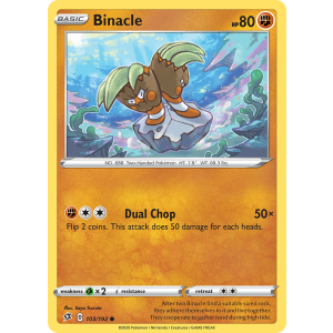 Binacle 103/192 Pokemon TCG Sword & Shield Rebel Clash