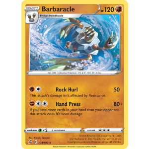 Barbaracle 104/192 Pokemon TCG Sword & Shield Rebel Clash