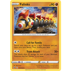 Falinks 109/192 Pokemon TCG Sword & Shield Rebel Clash