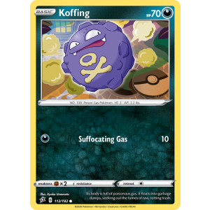 Koffing 112/192 Pokemon TCG Sword & Shield Rebel Clash