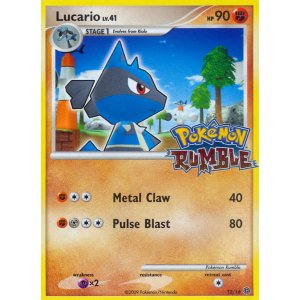  Lucario 12/16 Pokemon TCG Other Pokémon Rumble