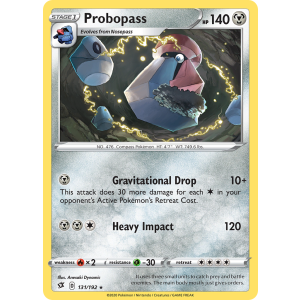 Probopass 131/192 Pokemon TCG Sword & Shield Rebel Clash