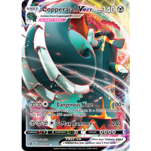 Rare Holo VMAX Copperajah VMAX 137/192 Pokemon TCG Sword & Shield Rebel Clash