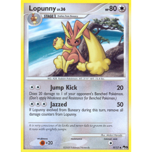 Lopunny 9/17 Pokemon TCG POP POP Series 9